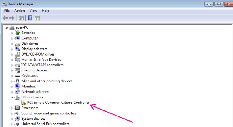 Pci Simple Communications Controller Driver Inspiron 3537 Windows 7